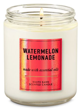 Watermelon Lemonade Single Wick Candle | Bath & Body Works