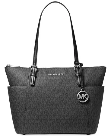 Michael Kors Signature Jet Set East West Top Zip Tote & Reviews - Handbags & Accessories - Macy's
