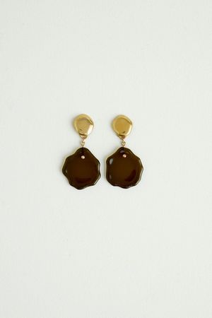 CLED Coastline Earrings (Black Olive) – Earrings – Amour Vert