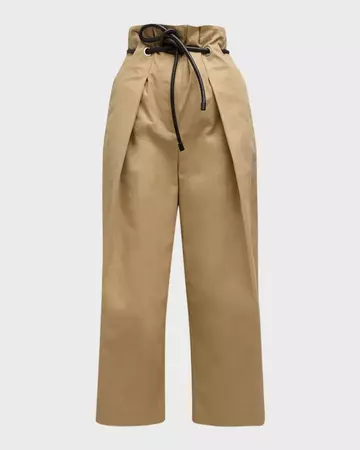 3.1 Phillip Lim Origami Paper-Bag Cropped Trousers | Neiman Marcus