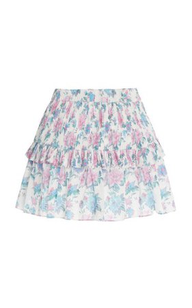 Ignacia Floral Cotton Mini Skirt By Loveshackfancy | Moda Operandi