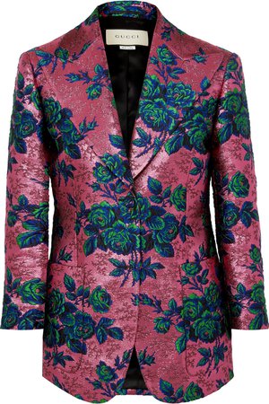 Gucci | Floral brocade blazer | NET-A-PORTER.COM