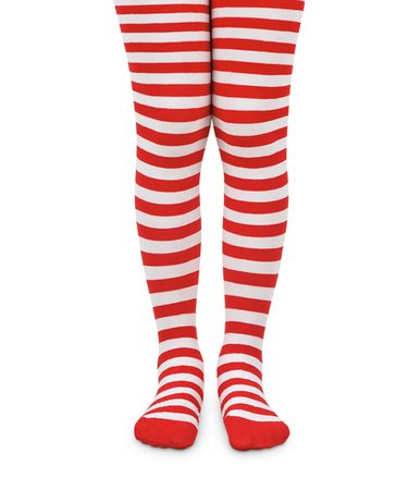 Jefferies Socks Halloween & Christmas Stripe Tights 1 Pair