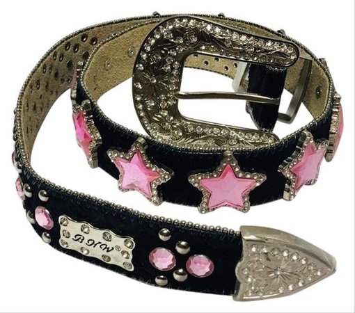 pink star belt