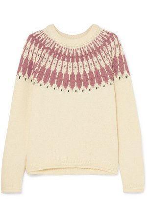 Madewell | Fair Isle cotton-blend sweater | NET-A-PORTER.COM