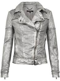 silver leather jacket - Google Search