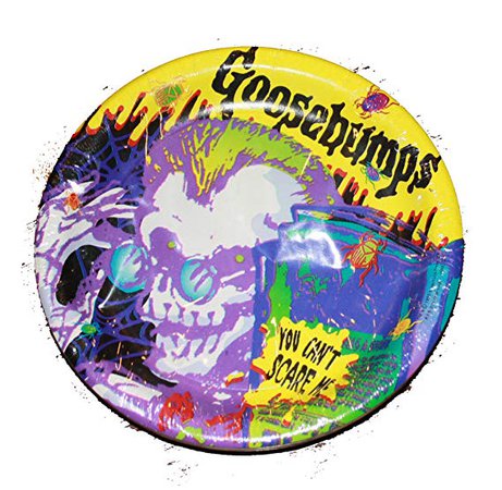 Amazon.com: Party Express "You Can't Scare Me" Goosebumps 8 3/4" Party Plates - 8 Pack: Toys & Games