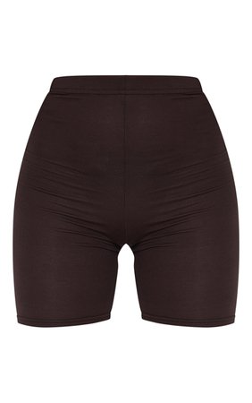 *clipped by @luci-her* Chocolate Basic Cycle Shorts | PrettyLittleThing USA