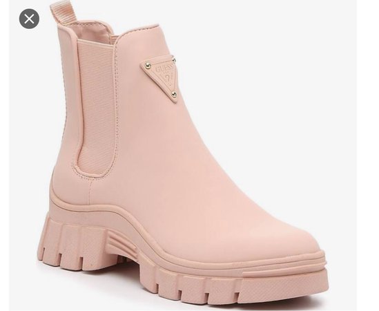pink Chelsea rain boot