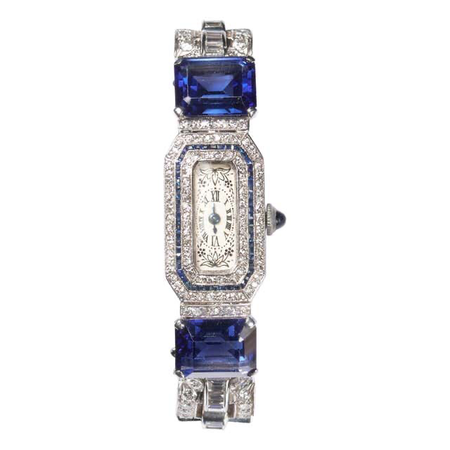 diamond watch blue