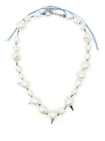 Marni spike-stud Pearl Necklace - Farfetch