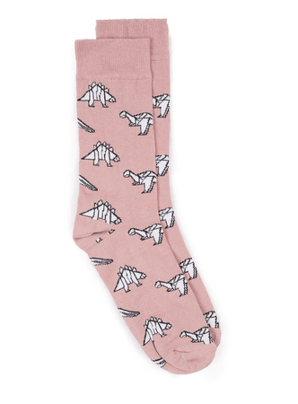 pink dinosaur socks