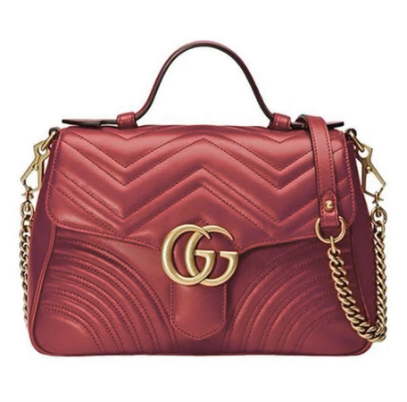 red Gucci bag