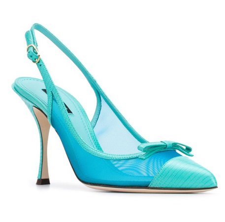 dolce Gabbana blue heels
