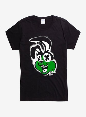 Green Day Punk Bunny Girls T-Shirt