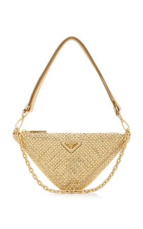 Crystal-Embellished Satin Mini Bag By Prada | Moda Operandi