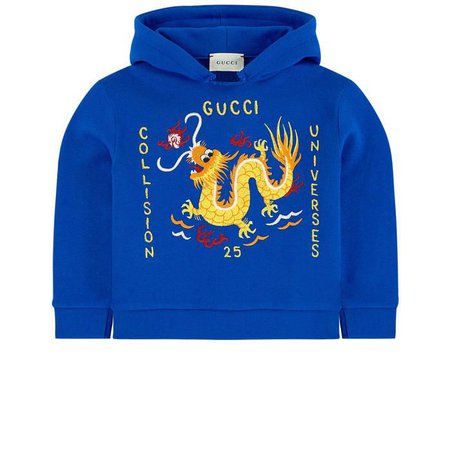 Embroidered hoodie Gucci for babies | Melijoe.com