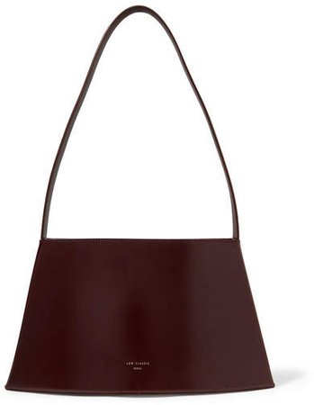 LOW CLASSIC - Curve Leather Shoulder Bag - Brown