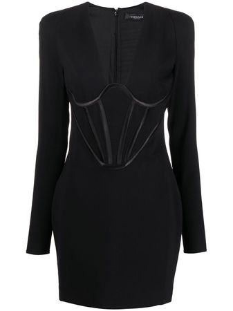 Versace corset-style Minidress - Farfetch