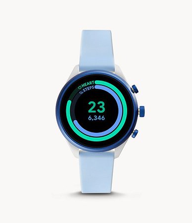 Fossil Sport Smartwatch 41mm Light Blue Silicone - FTW6026 - Fossil