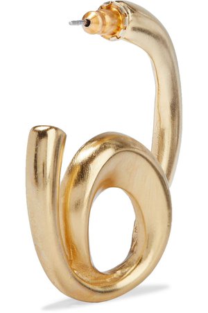 Gold 24-karat gold-plated earrings | Sale up to 70% off | THE OUTNET | BEN-AMUN | THE OUTNET