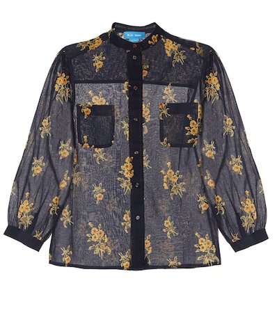 Lili floral cotton shirt