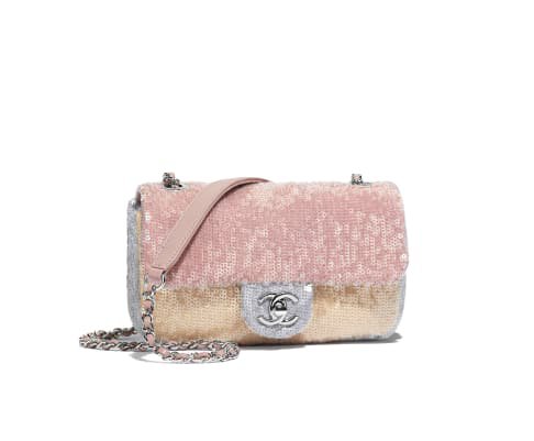 https://www.chanel.com/en_US/fashion/p/hdb/a57412y83560/a57412y83560k0821/flap-bag-sequins-silvertone-metal-pink-beige-gray.html