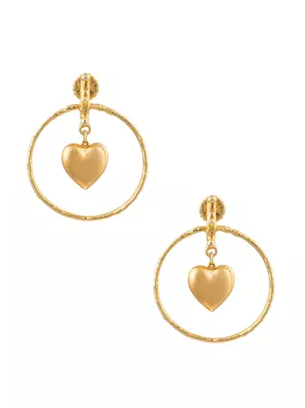 Shop Sylvia Toledano Boucles D'oreille Loved 22K Gold-Plated Hoop Earrings | Saks Fifth Avenue