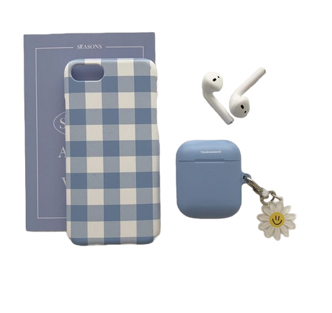 @darkcalista blue phone case AirPods case png