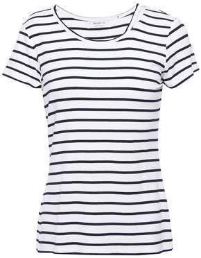 Cutout Striped Jersey T-shirt