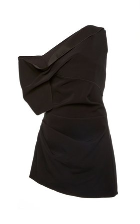Juniper One-Shoulder Crepe Mini Dress by Acler | Moda Operandi