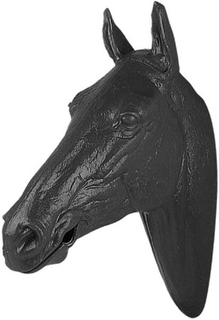 Amazon.com: JackS Life Sized Molded Plastic Display Horse Head Mouth Opens for Bit and Bridle Display (Black): Sports & Outdoors