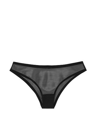 Sheer Luxe Mesh Brazilian Panty - Body by Victoria - vs