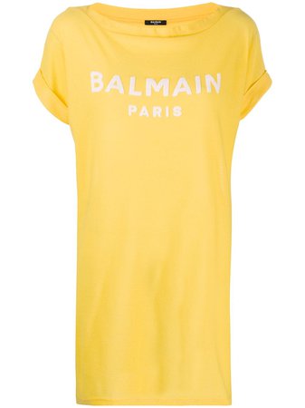 Balmain Logo Oversized T-shirt - Farfetch