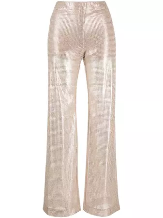 Seventy sequin-embellished Trousers - Farfetch