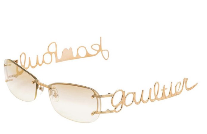 Jean Paul Gaultier Cursive Logo Glasses
