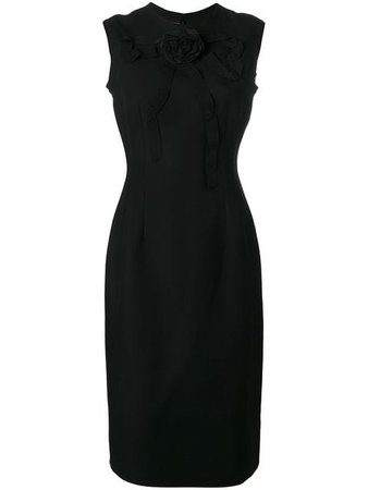 Gucci Bow Detail Dress 550266ZAAT8 Black | Farfetch