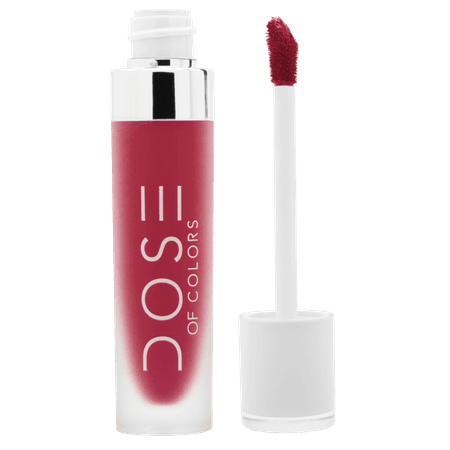 STRAWBERRY POP - Strawberry Red Liquid Matte Lipstick - Dose of Colors