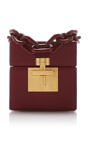 Alibi Cube Leather Bag by Oscar de la Renta | Moda Operandi