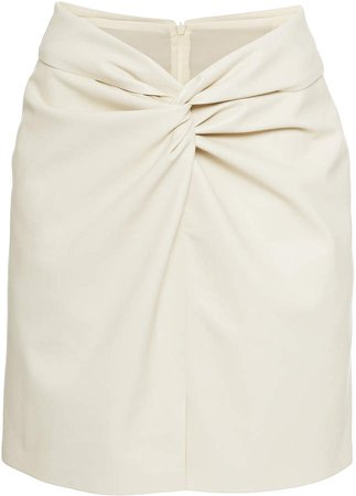 Nanushka Milo Leather Mini Skirt Size: S