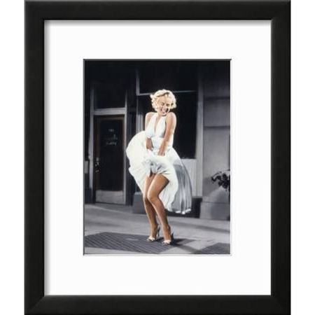 Marilyn Monroe in The Seven Year Itch, 1955, Framed Art Print Wall Art Sold by Art.Com - Walmart.com