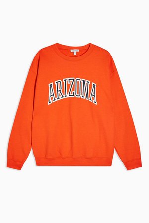Orange Arizona Sweatshirt | Topshop