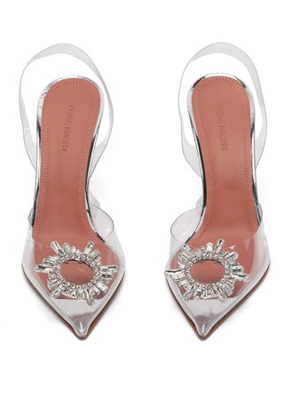 amina muaddi begum crystal-embellished heels