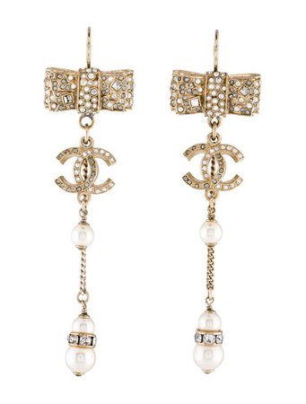 Chanel Paris-Edinburgh Drop Earrings - Earrings - CHA299143 | The RealReal