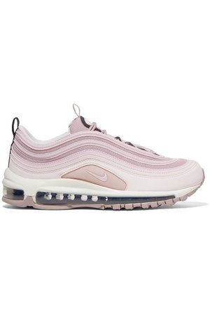 Nike | Air Max 97 leather and mesh sneakers | NET-A-PORTER.COM
