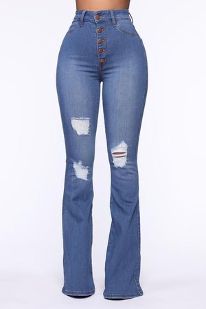 Not So Common Distressed Jeans - Medium Wash, Jeans | Fashion Nova