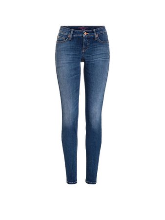 jeans feminino cintura baixa escuro - Pesquisa Google