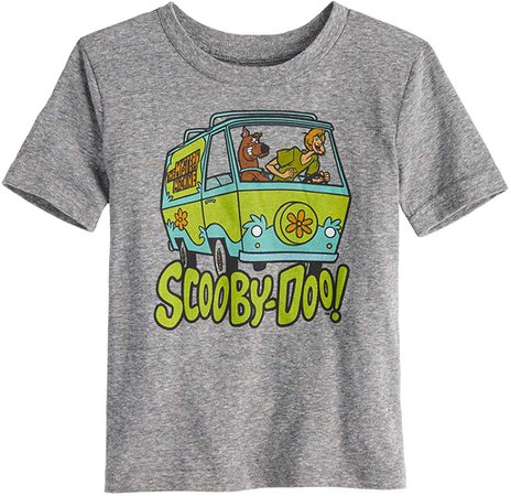 Amazon.com: Jumping Beans Toddler Boys 2T-5T Scooby-Doo Mystery Machine Van Graphic Tee 2T Charcoal Snow: Clothing