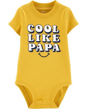 Baby Girl Cool Like Papa Collectible Bodysuit | Carters.com