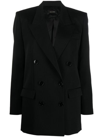 Isabel Marant notched-lapel double-breasted Jacket - Farfetch
